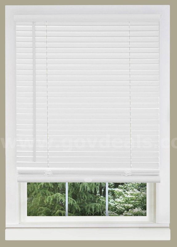 Brand New - Lot of 6 Blinds Giant, 1" Cordless Mini Blind 33"(W) X 48"(L), White - Shipping Available