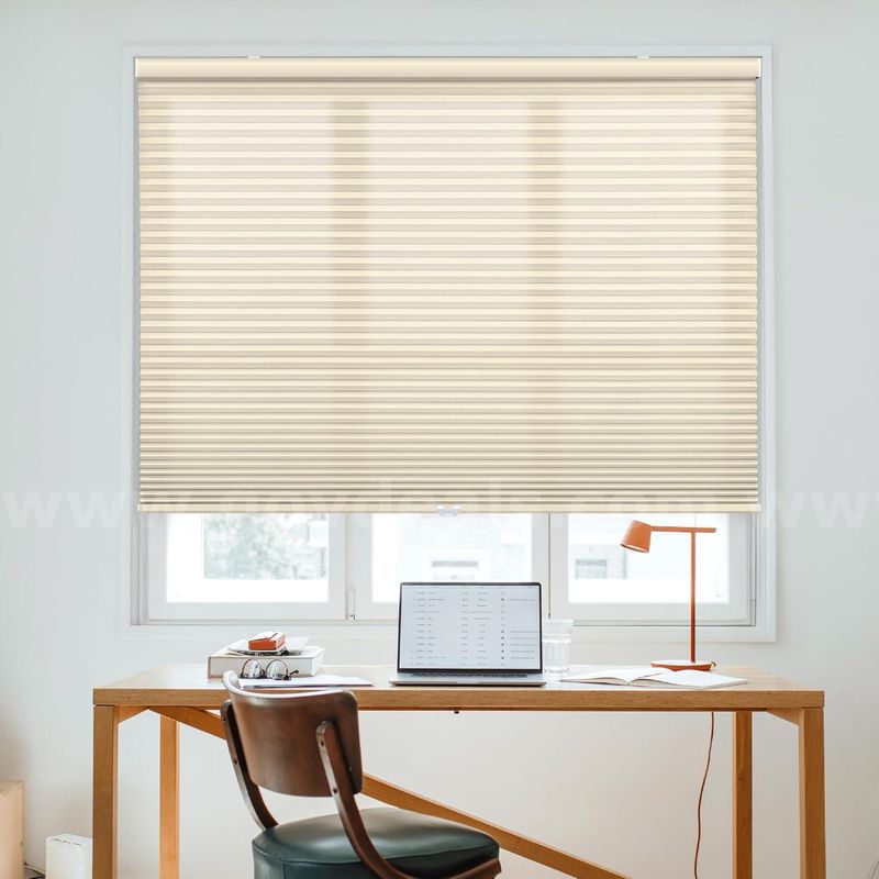Brand New - 2PCS - Blinds Giant, 1" Cordless Mini Blind 43"(W) X 64"(L), Alabaster - Shipping Available