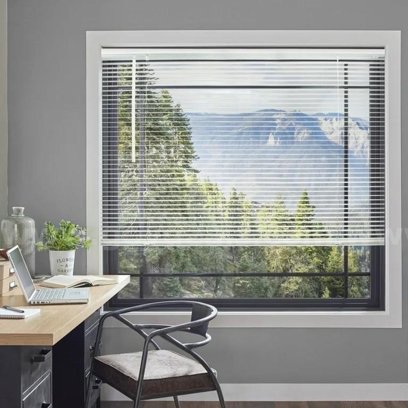 Brand New - 2PCS - Blinds Giant, 1" Cordless Mini Blind 57"(W) X 48"(L), White - Shipping Available