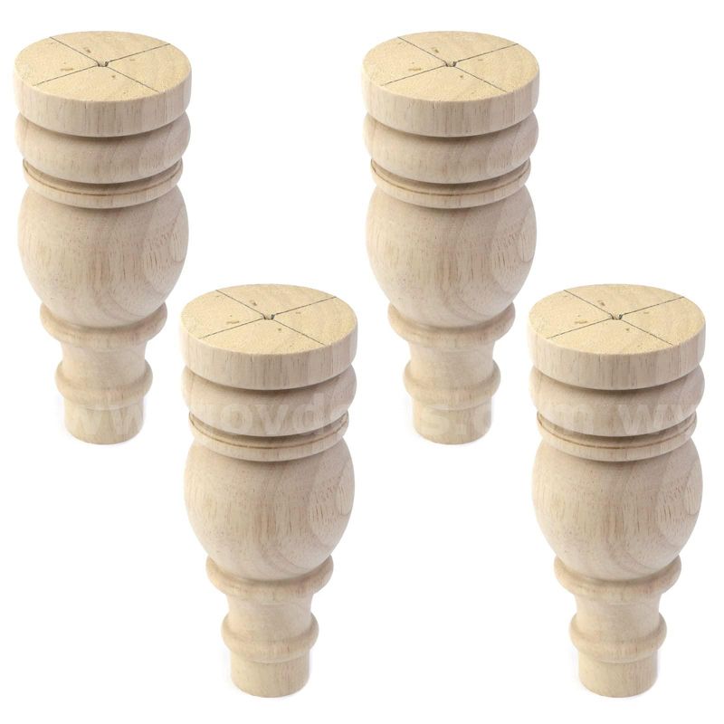 Brand New - 4pcs Wood Furniture Legs - Shipping Available