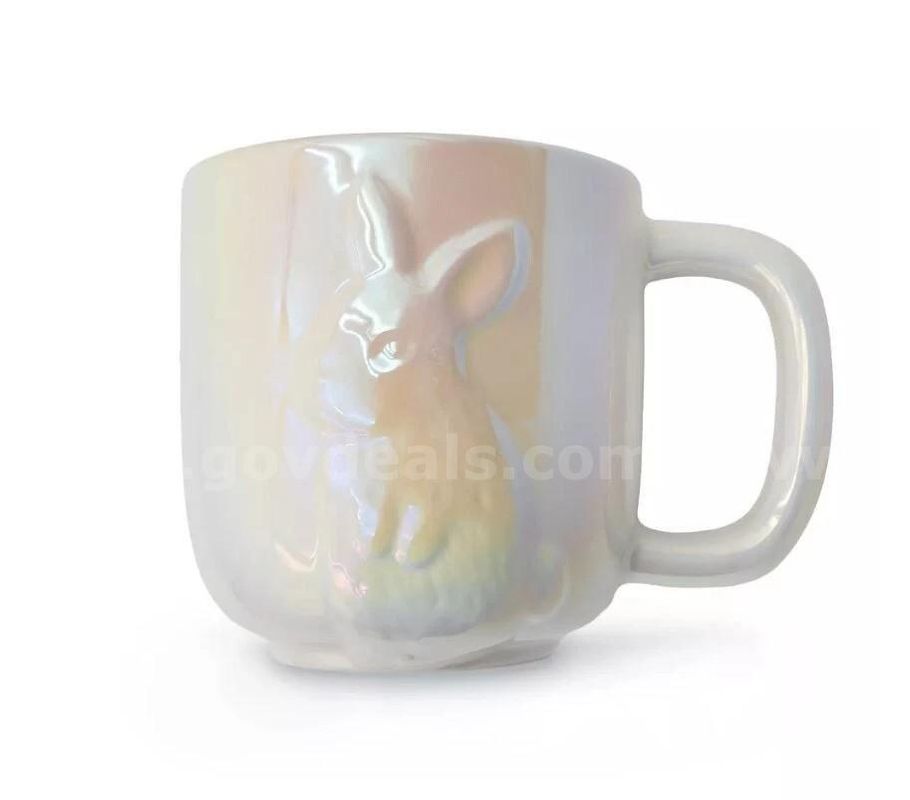 Brand New - 3 PCS - Ceramic Coffee Mugs Bunny 12 oz - Shipping Available