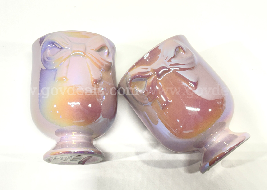 Brand New - 2 PCS - Valentines Iridescent Makeup Brush Holder - Shipping Available
