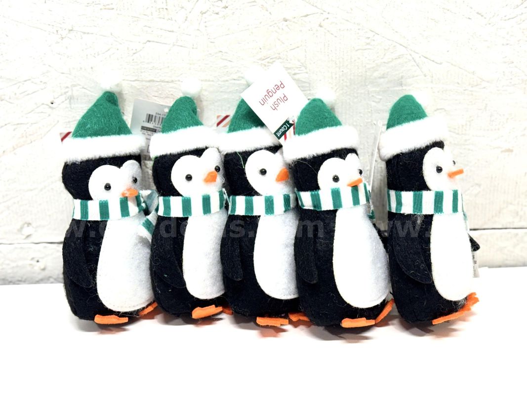 Brand New - 5 PCS - 6 in. Plush Penguins - Shipping Available