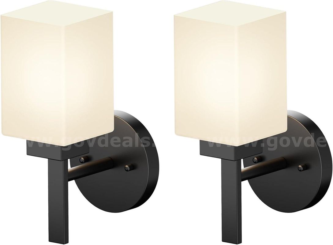 Brand New - 2PCS - Wall Lights Matte Black Bathroom Vanity Light Fixtures Over Mirror - Shipping Available