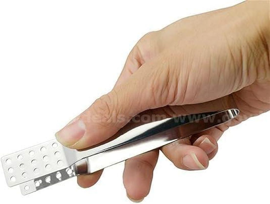 Brand New - Lot of 72 Stainless Steel Tea Bag Tongs Tea Bag Squeezer Clips Silver - Shipping Available
