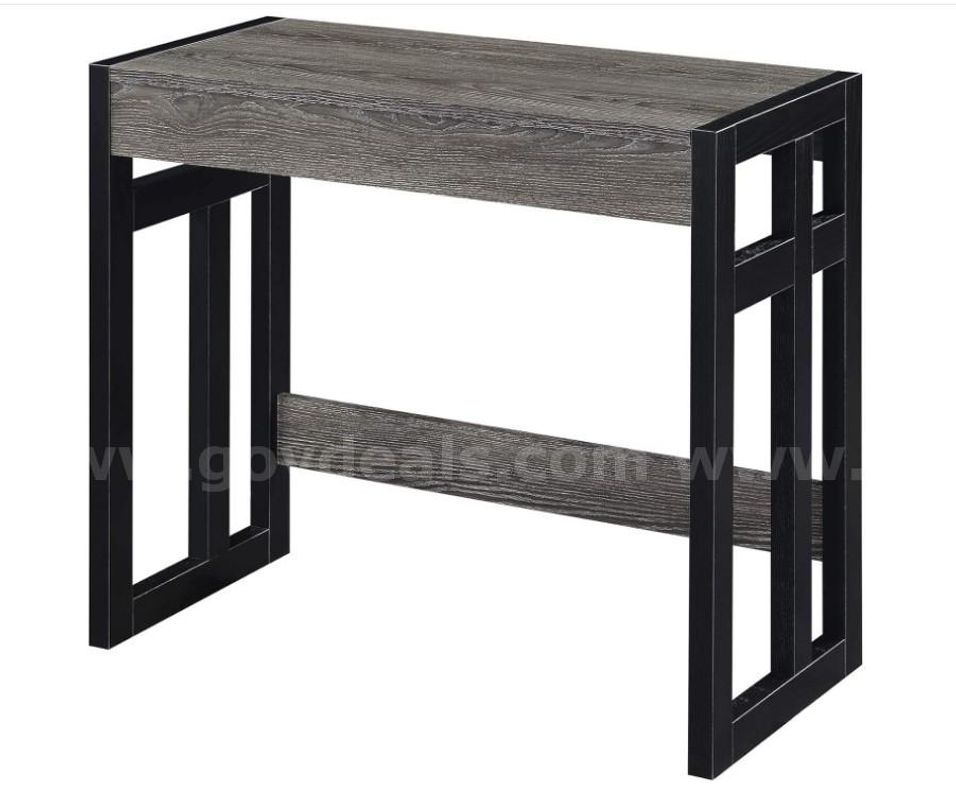 Brand New - Monterey Desk, 34-inch, Weathered Gray/Black - Shipping Available