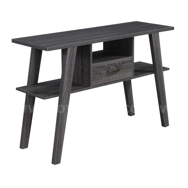 Brand New - Newport Mike W Console Table with Drawer, Weathered Gray - Shipping Available