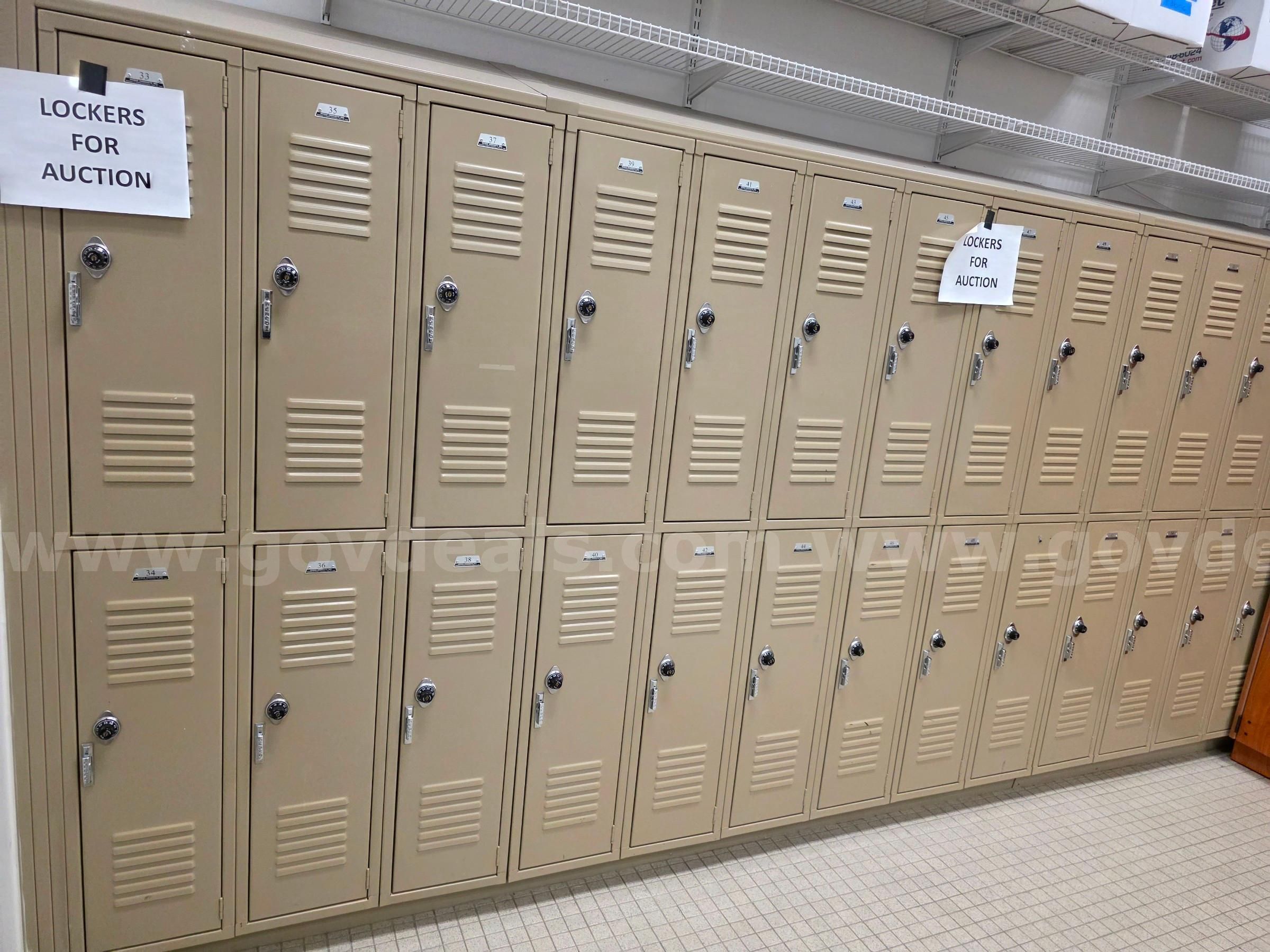 lockers and storage cabinets