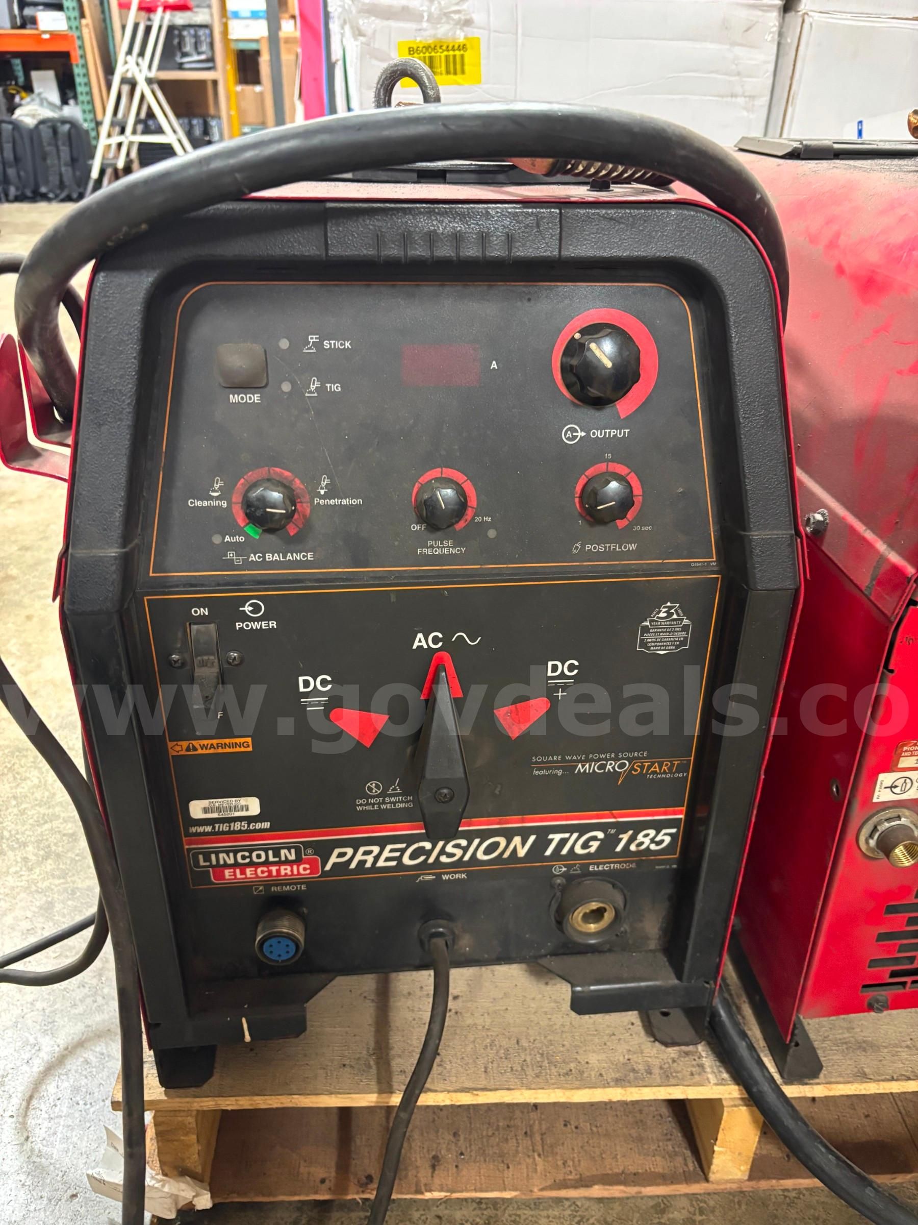 Lincoln Precision Tig 185 Welder