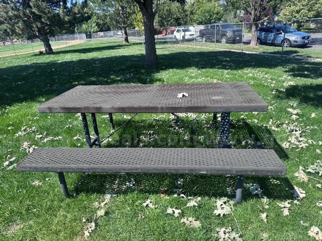 Black and Gray Picnic Table #2