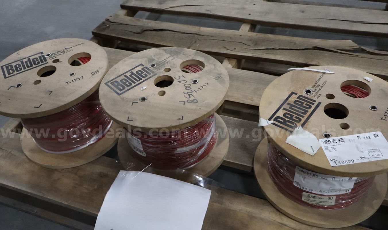 18 1/P ST. Poly Wire Spool (Red)