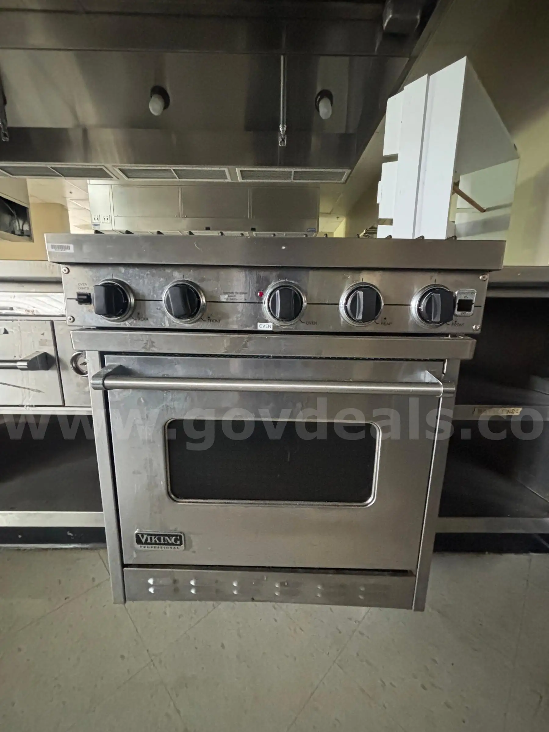 Viking 4 Burner Gas Stove/Oven