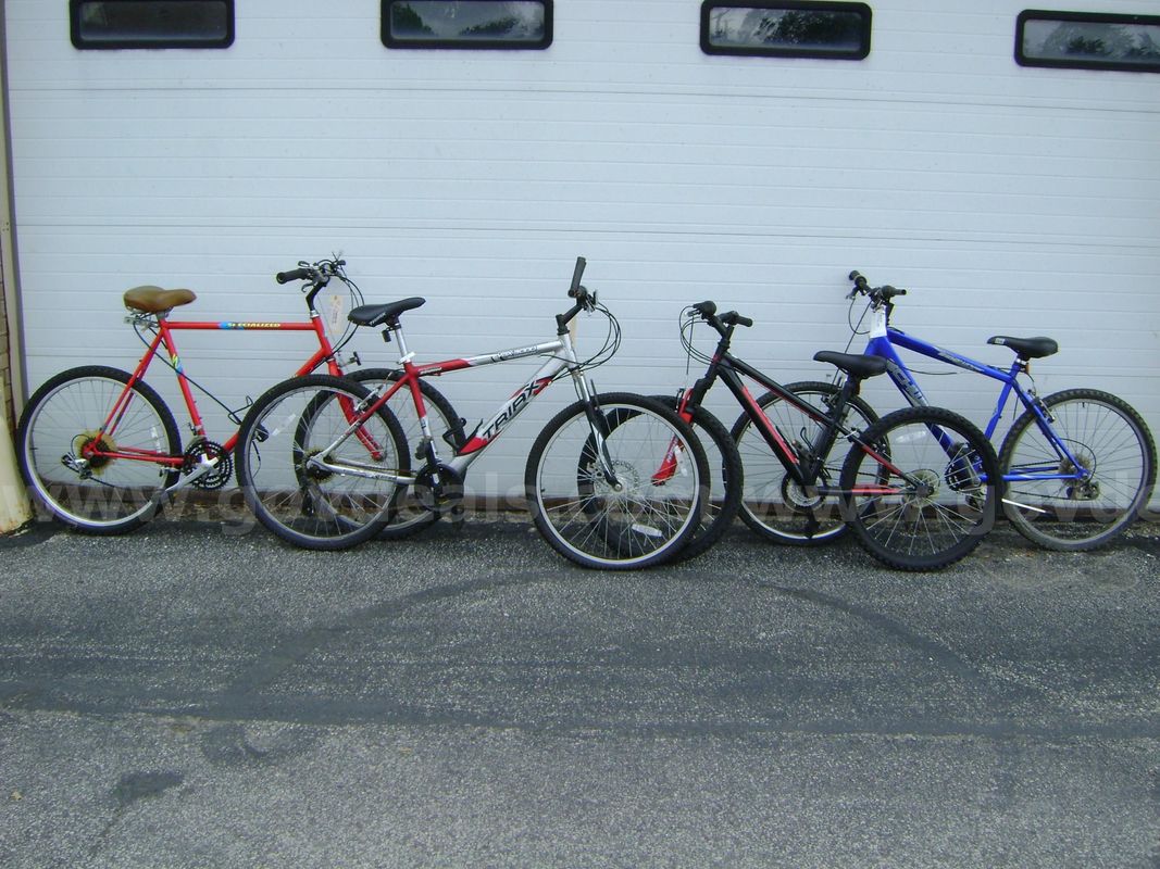 One Lot of used bicycles