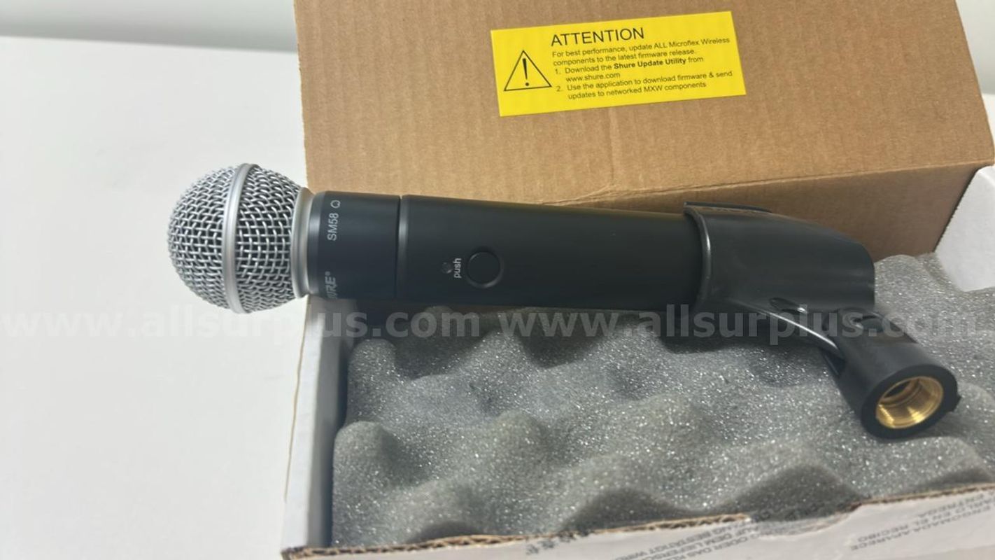 Lot of 2 Shure Model MXW2 Z10 Miroflex Wireless Microphone