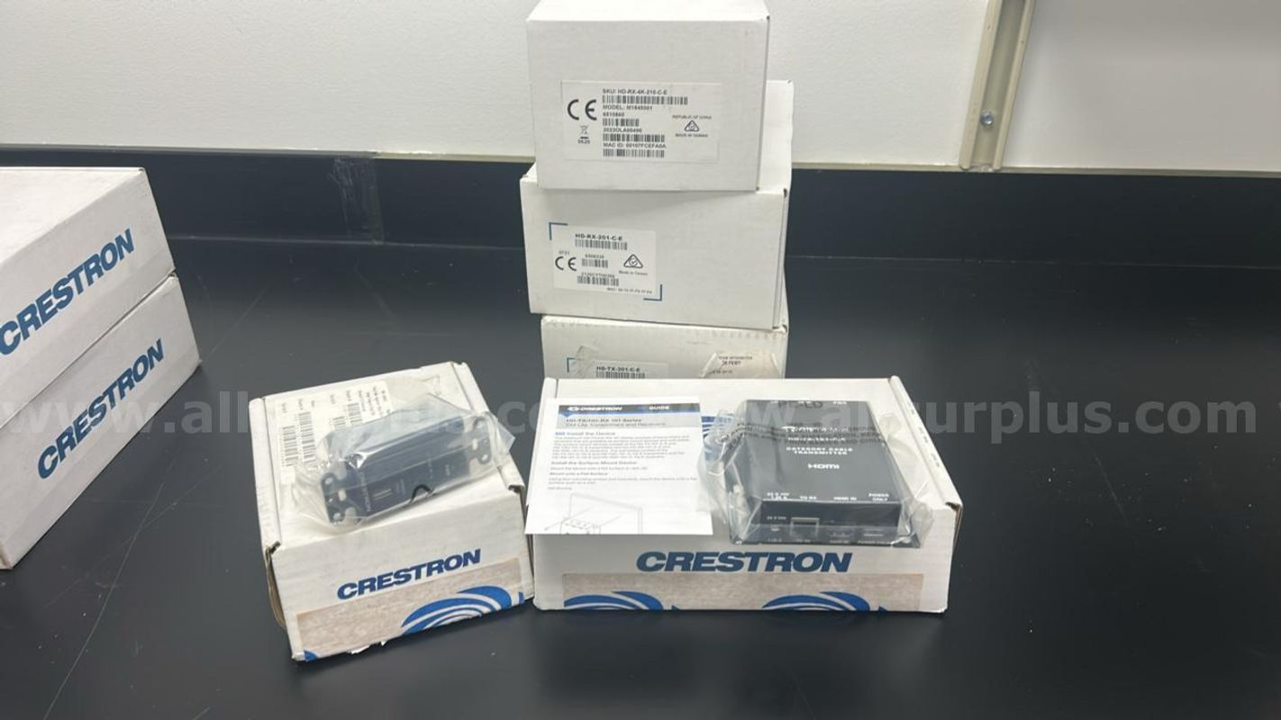 5 pcs., Crestron DM Lite Transmitters and Recievers
