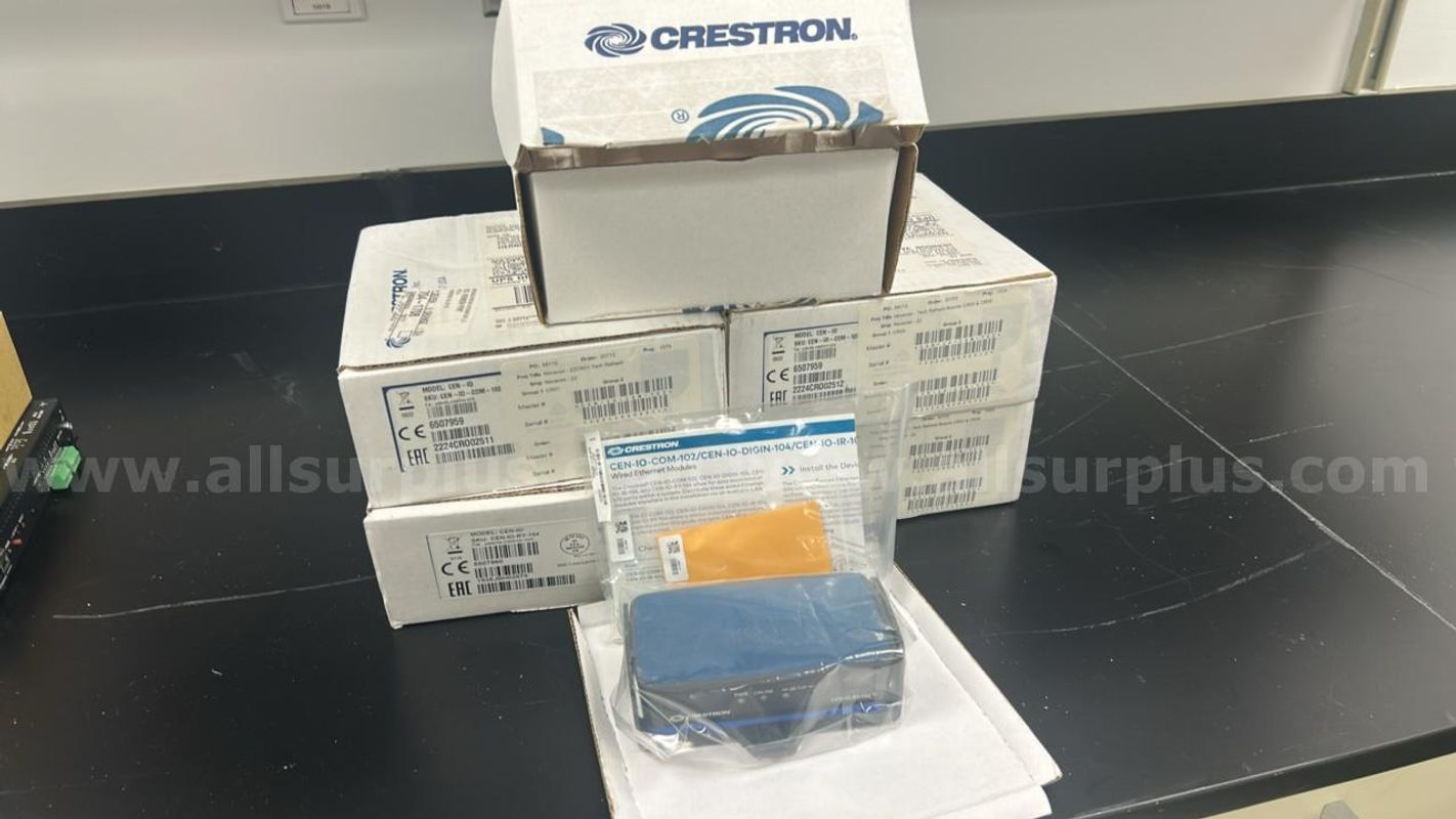 5 pcs., Crestron Wired Ethernet Modules CEN-IO-COM 102/104