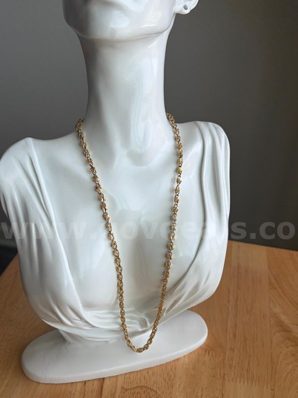 TiDDRs: Gorgeous 14K Gold 20"/ 3.75mm Chain, 13.85 g of Gold. Authenticated by Jeweler