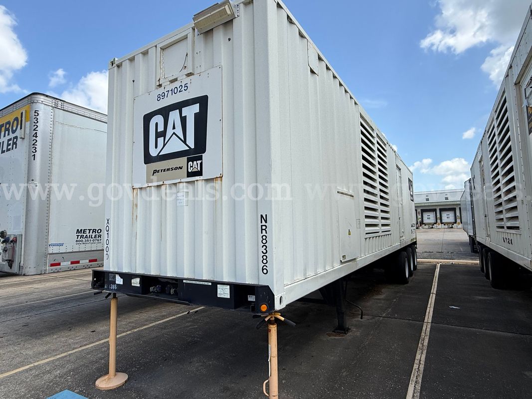 2007 1MW PM3508 CAT GENSET, 40FT TRAILER MOUNTED