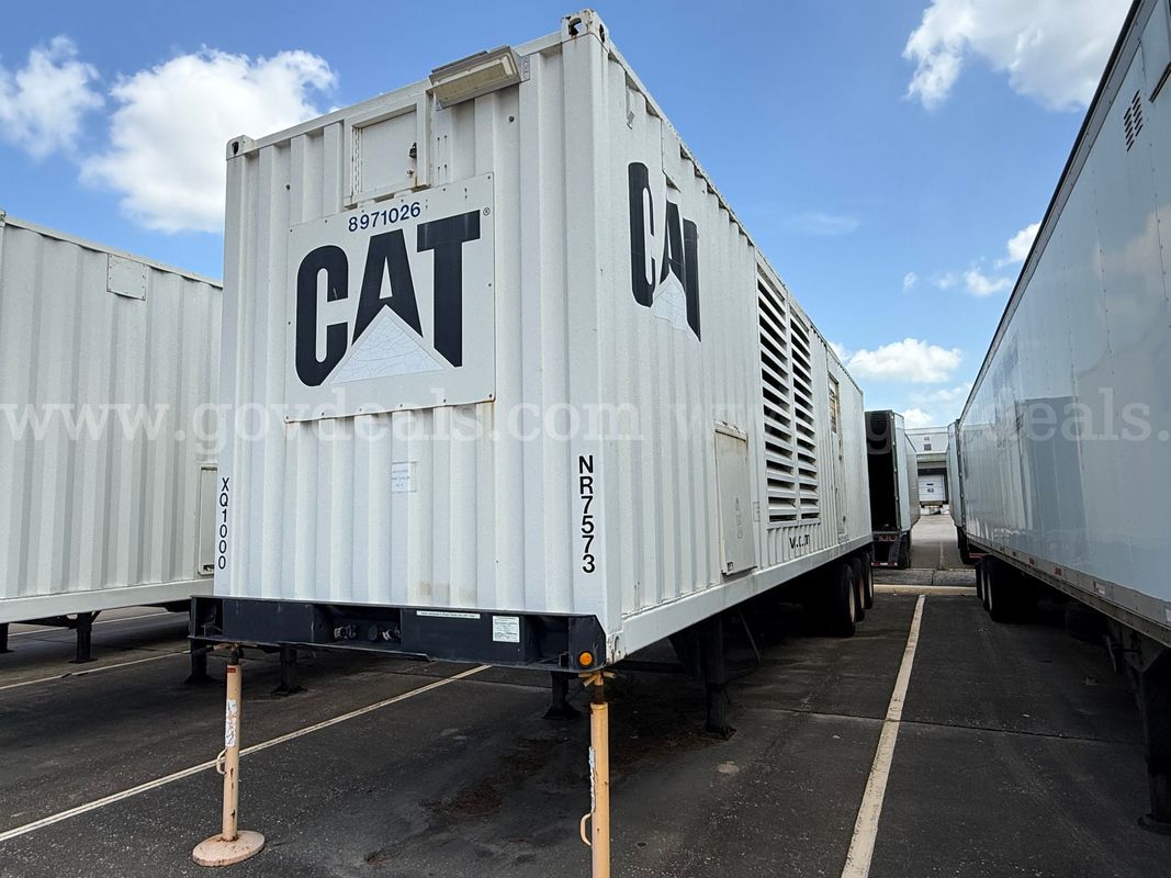 2006 1MW CAT PM3508 GENSET, 40FT TRAILER MOUNTED