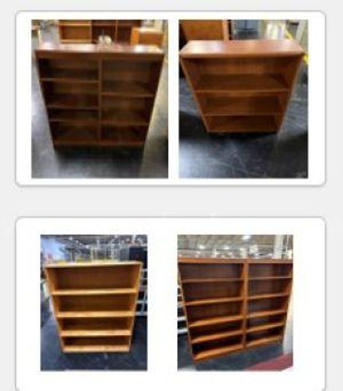 Display Bookshelves, Storage Organizer with Tall Adjustable Shelves qty 6