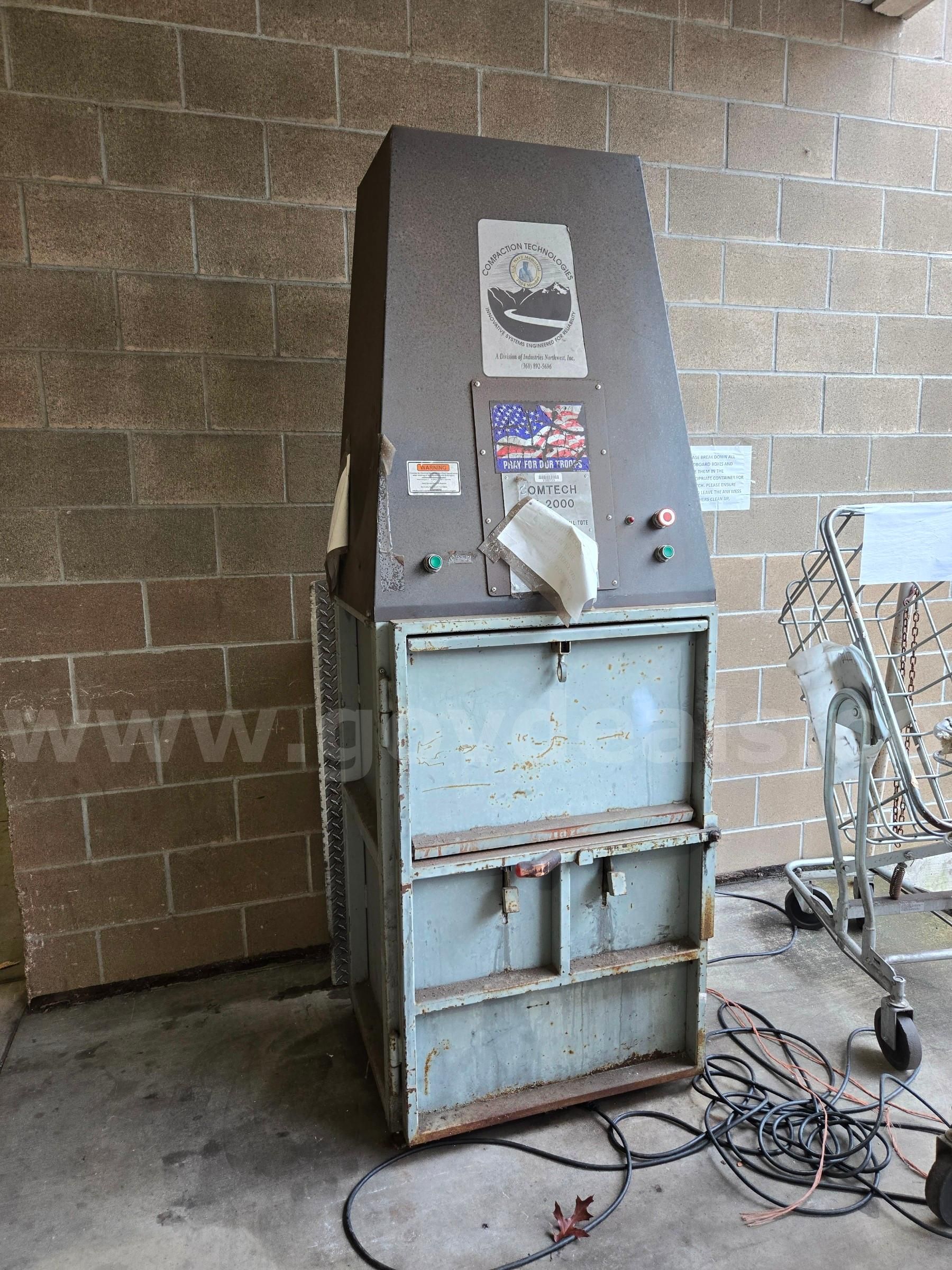 Indoor Trash Compactor (Compaction Technologies - Comtech CT 2000)(CP-1022720)