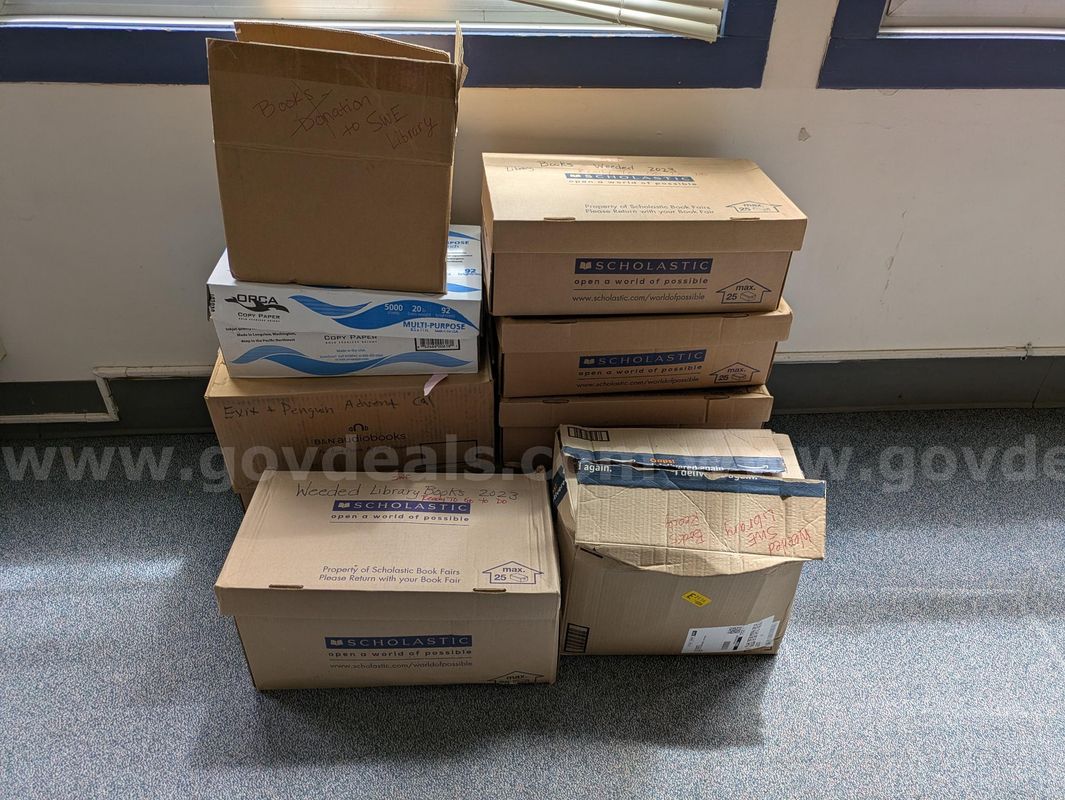 Lot of Used Library Books