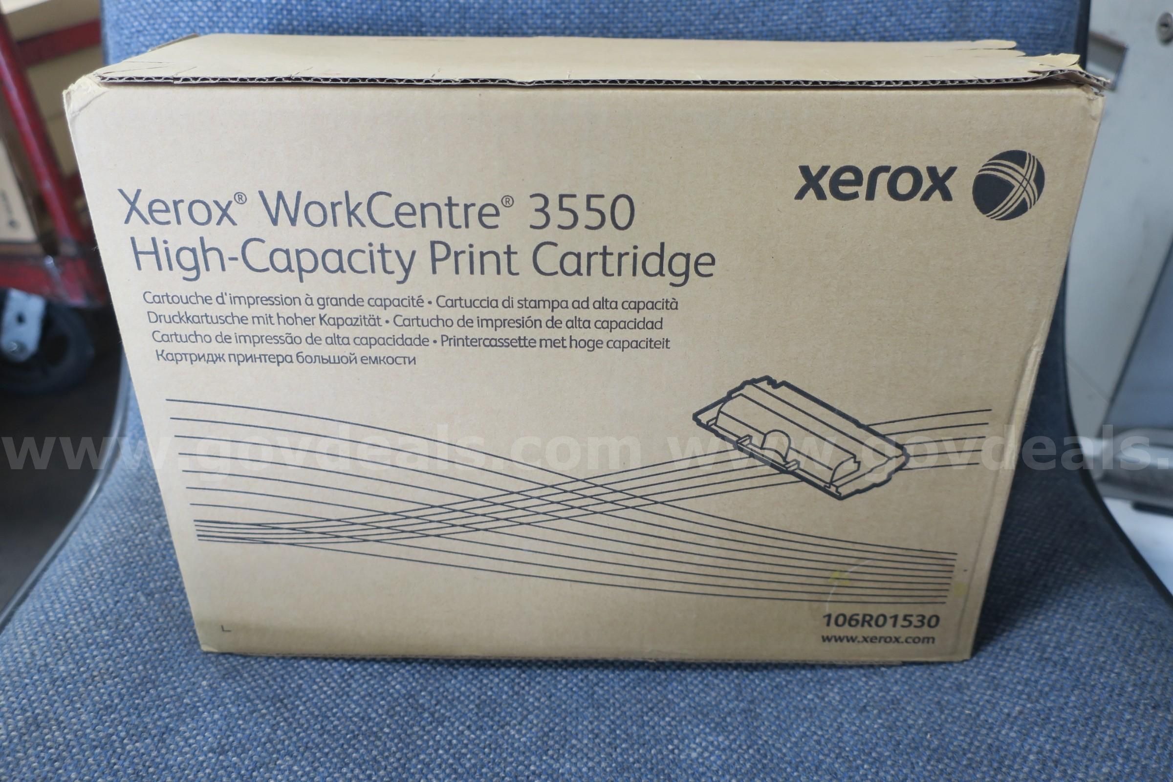 Lot Of (8) Xerox Work Centre 3550 High Capacity Print Cartridge Model: 106r01530- New In Box!