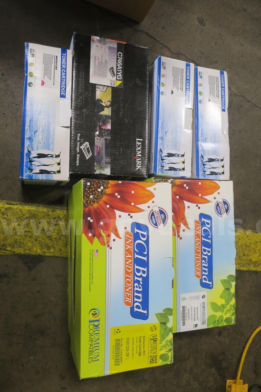 Lot Of (7) Assorted Toner Cartridge- New In Box!