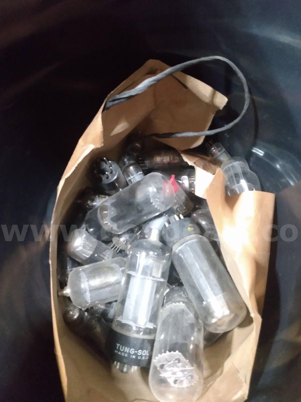 Bag of Various Vacuum Tubes