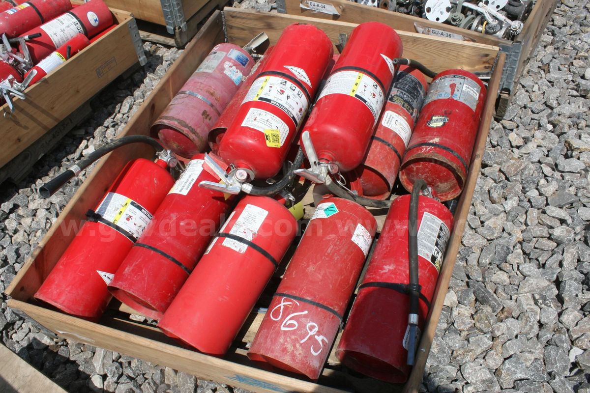 Huge Lot of Fire Extinguishers