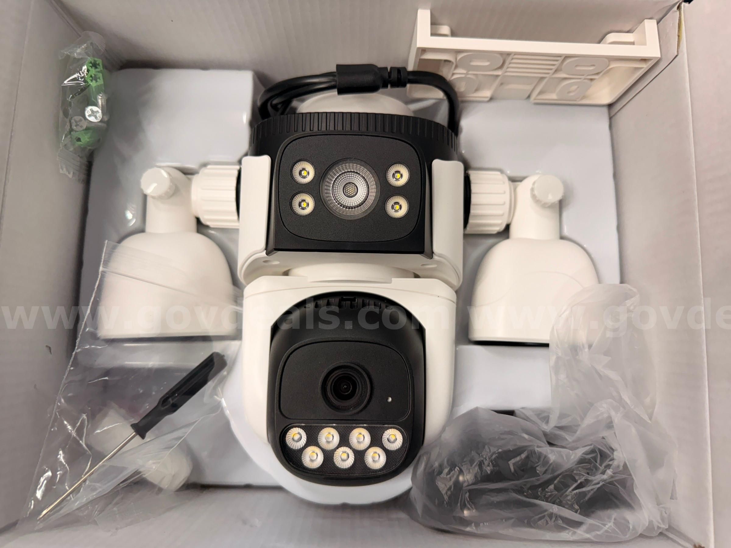 FREE Shipping - New Triple Lens WiFi PTZ Security Camera 2K 360 View Auto Tracking Two-Way Audio