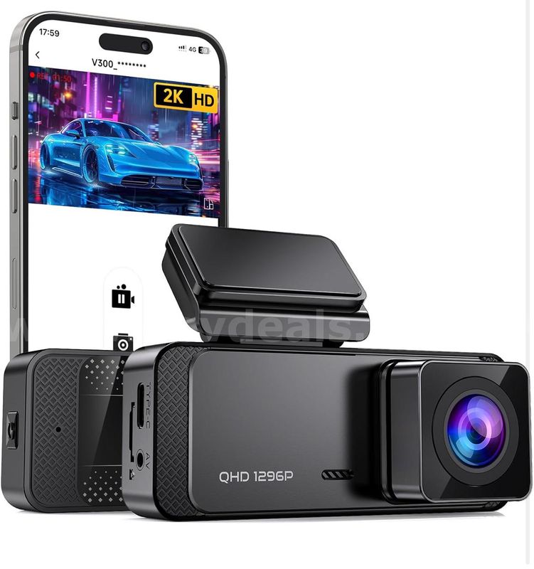 Free Shipping - Factory Sealed WiFi Dash Cam for Vehicles – Night Vision, Loop Recording, 24H Parking Mode