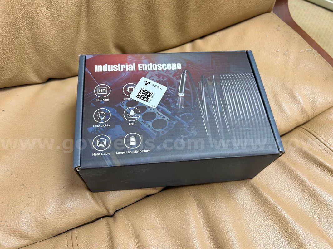 FREE SHIPPING Endoscope Micro Camera with Light, Inspection Borescope w 4.3" IPS Screen, 1920P HD with 8 LED Lights,