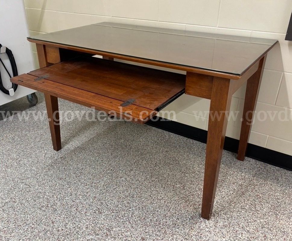 Writing/Computer Table w/glass top