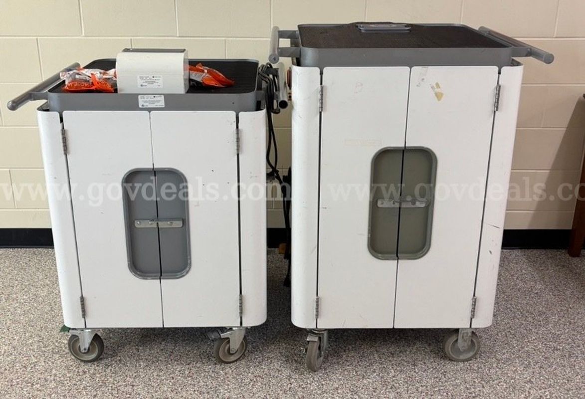 LOT of 2 Laptop Carts