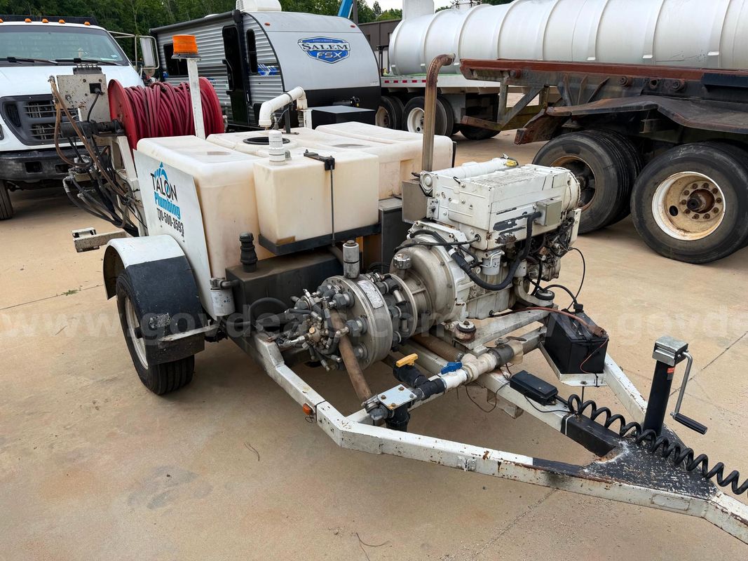 Trailer-Mounted Sewer Jetter – Deutz Diesel / CAT Pump