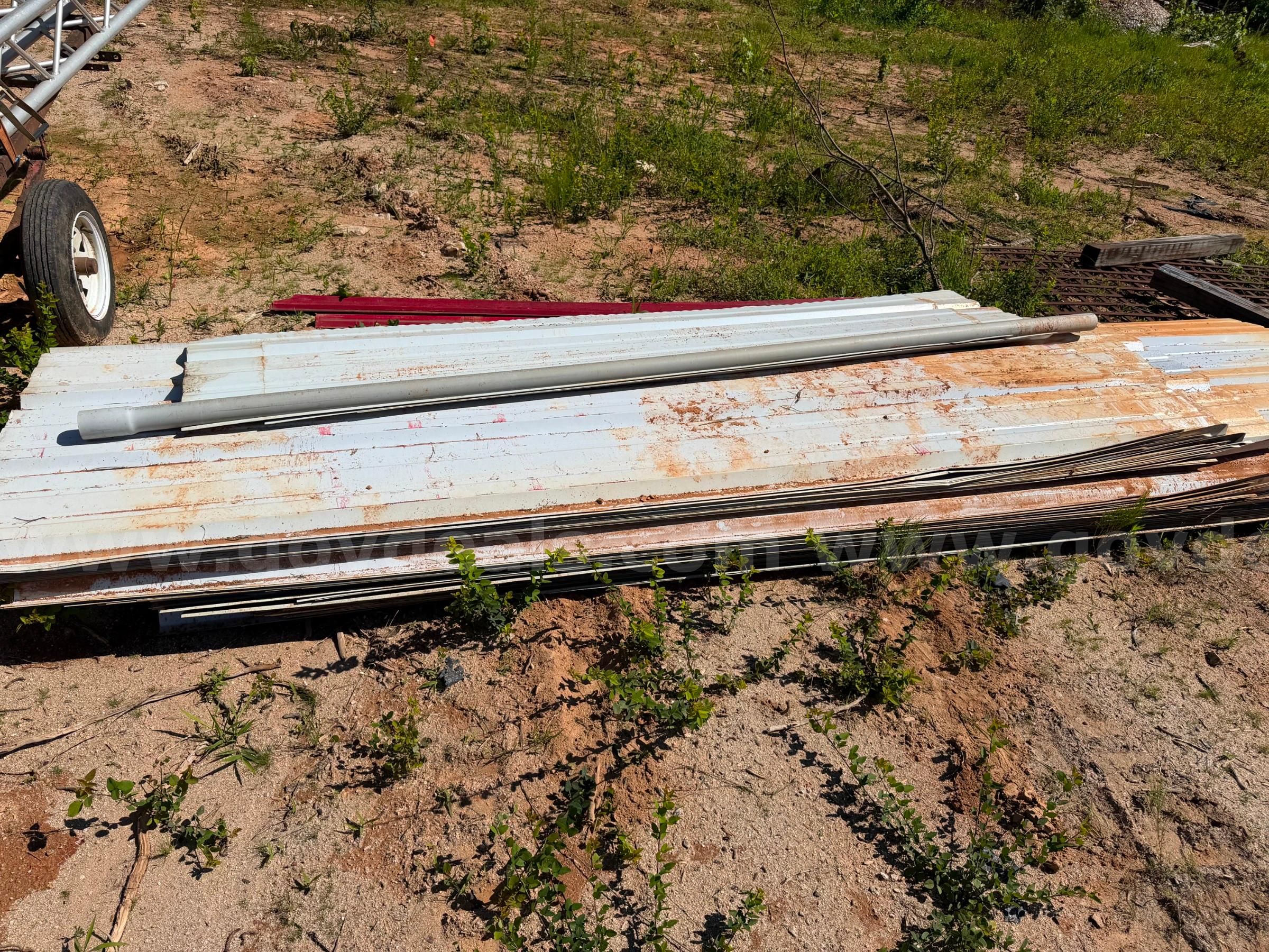 Two Stacks of Sheet Metal