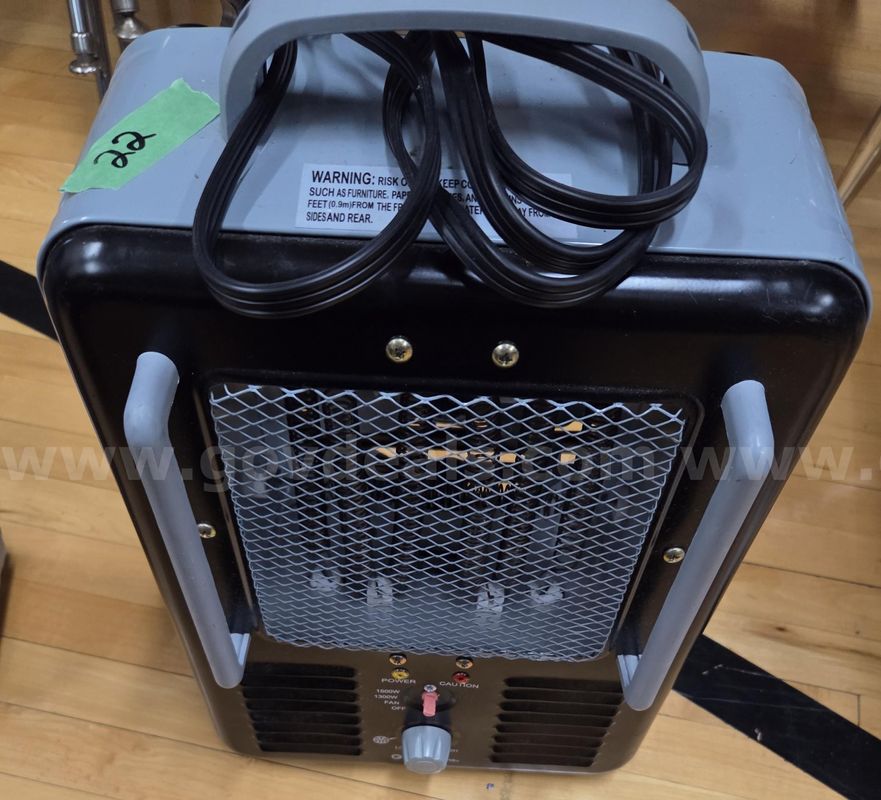 Portable Electric Space Heater -Milkhouse Style-
