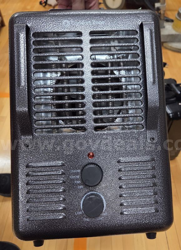 Portable Electric Space Heater -Milkhouse Style-