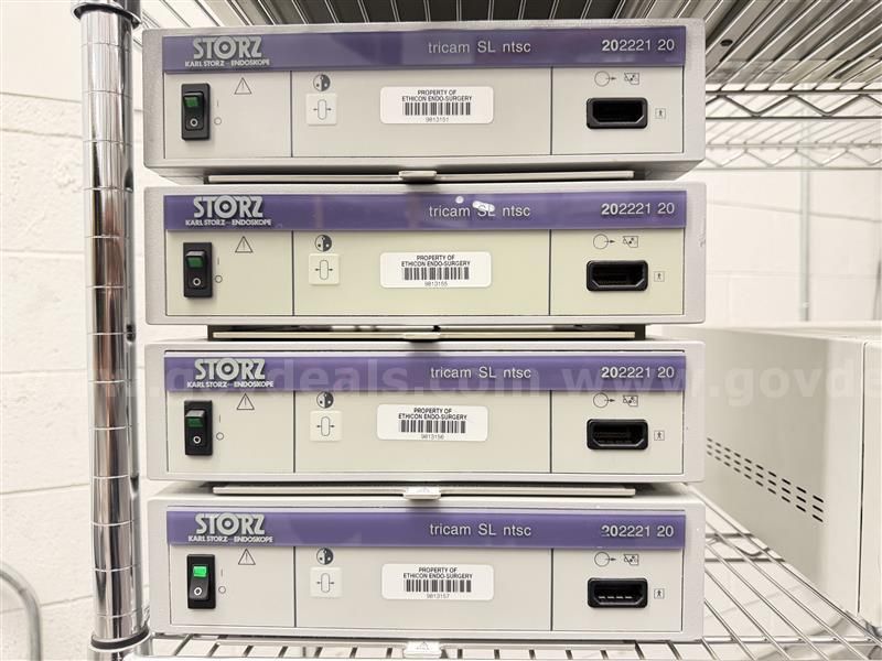 KARL STORZ 20222120 TRICAM SL NTSC CAMERA CONTROL UNIT X 4