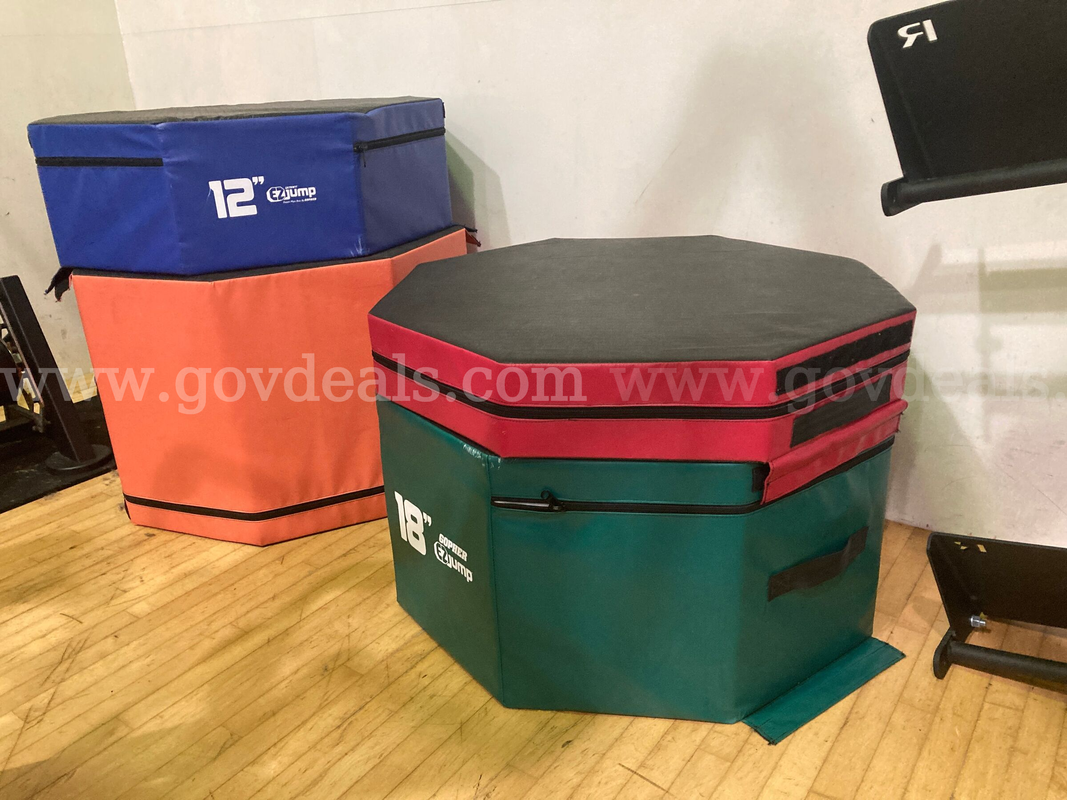 Lot of Gopher EZ Jump Fitness Platforms
