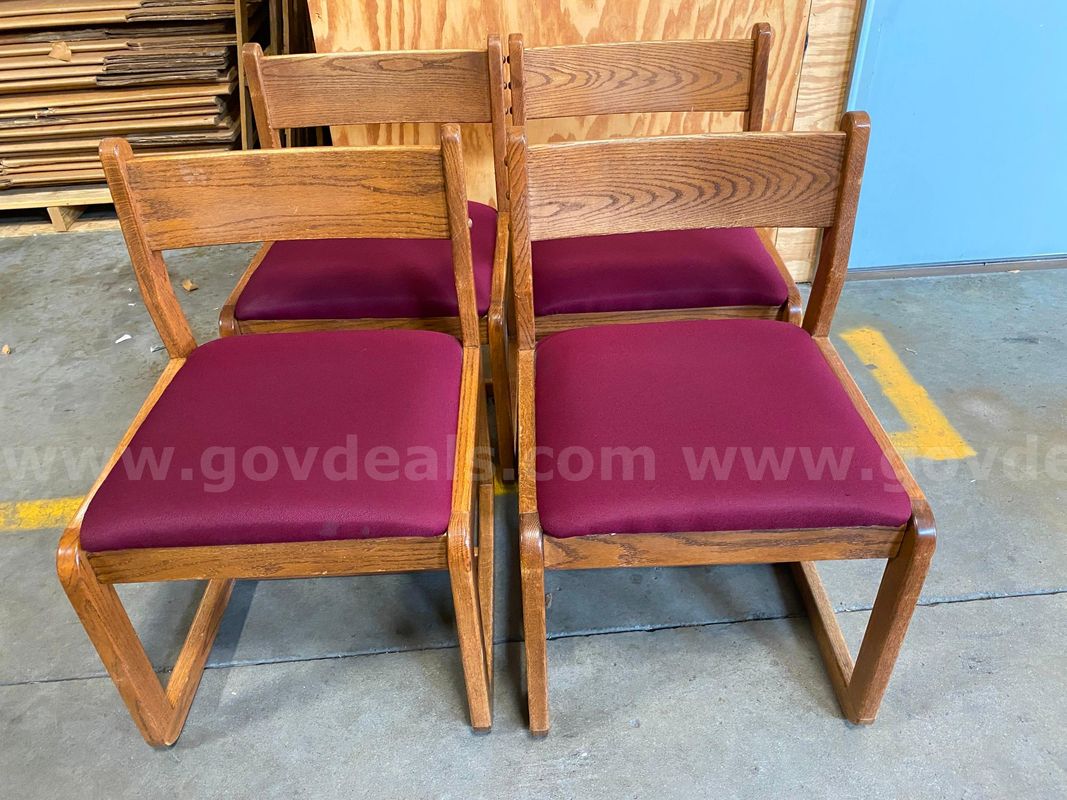 Chair With Rocker Base (Lot of 4)