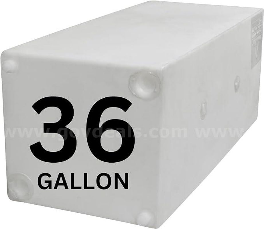 36 Gallon RV Fresh Water Tank, Potable Water Storage Tank for Drinking, Cooking, Cleaning, Showering, WILL SHIP
