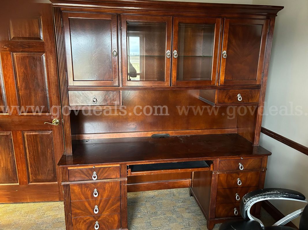 Solid Wood Executive Desk