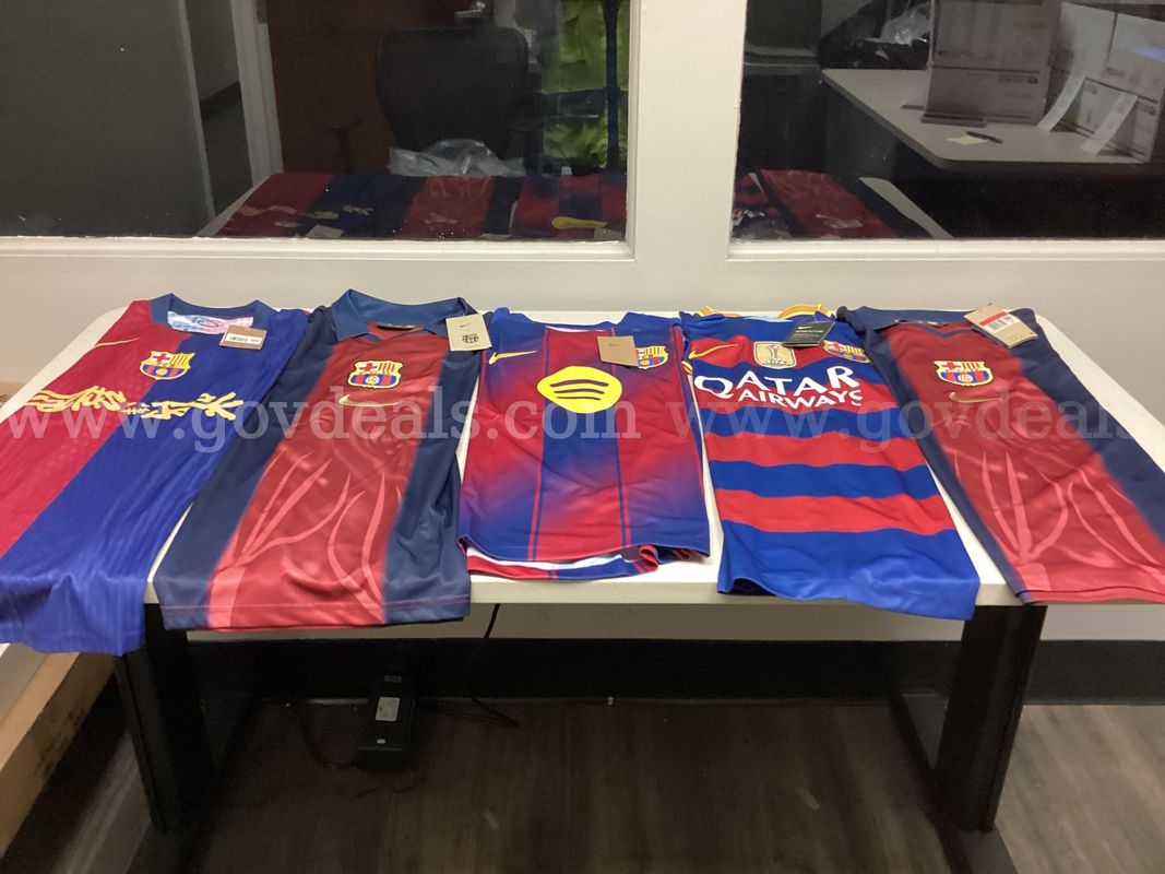 Lot of 5 Soccer Jerseys