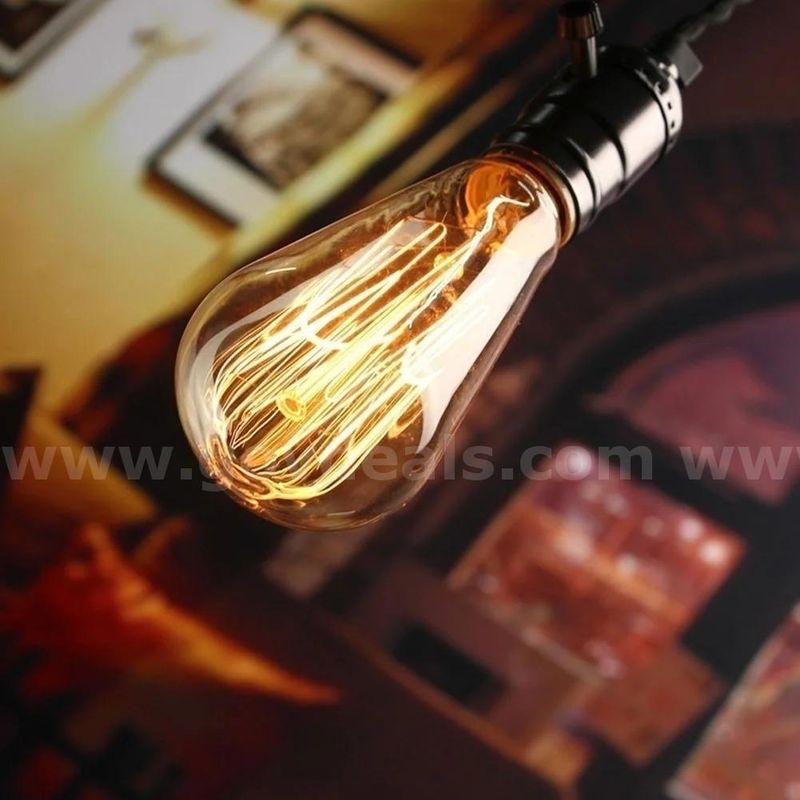 SHIPPING AVAILABLE Walcut ANTIQUE EDISON BULB 8 Pack ST64 40W E26 110V Bulb Incandescent Lamp Bar Decoration(pa-04)