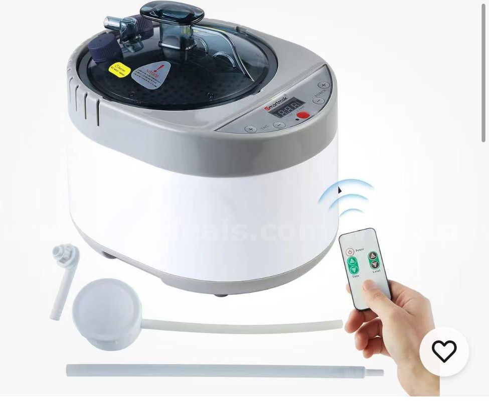 SHIPPING AVAILABLE Lot of 2 Smartmak Sauna Steamer, Portable 4L Upgrated Steam Pot Generator with Remote Con（43-02）