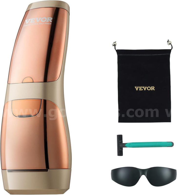 SHIPPING AVAILABLE IPL Hair Removal, Permanent Hair Removal with Sapphire Ice Cooling System, Painless At-Home(1-do)