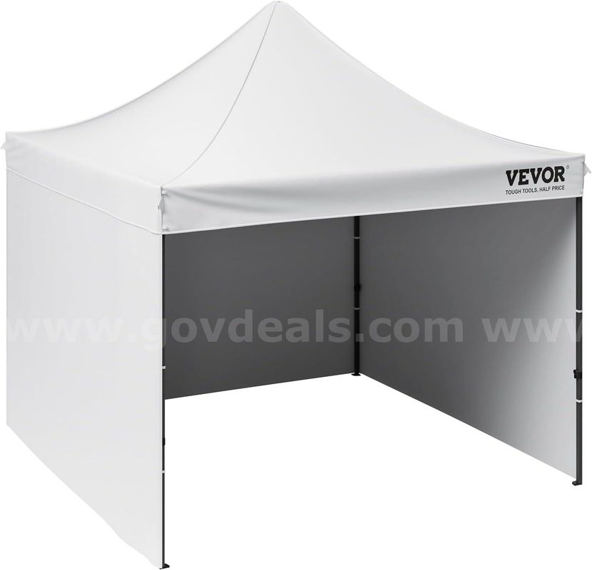 SHIPPING AVAILABLE 10x8 FT Pop up Canopy with Removable Sidewalls, Instant Canopies Portable Gazebo & Wheeled(7-BY)