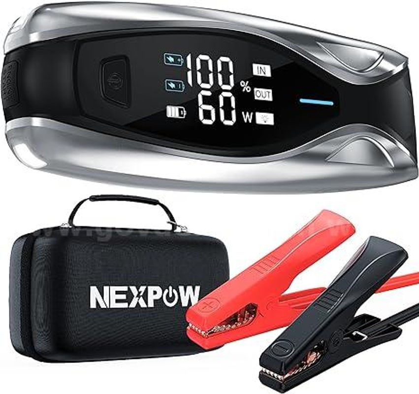 SHIPPING AVAILABLE NEXPOW X7 6000A Jump Starter, 12V Car Battery Booster Pack for All Gas & 12L Diesel Engines(X-7u)